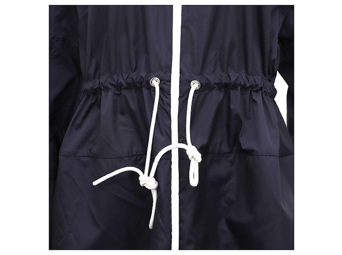 Moncler Windbreaker Hoodie Zip-Up Jacket Blue - view 4