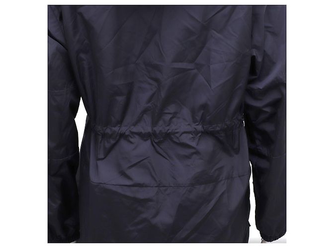 Moncler Windbreaker Hoodie Zip-Up Jacket Blue - view 8