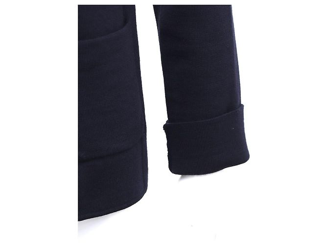 Thom Browne Woll-Sportjacke Navy Strickjacke Blau - Ansicht 5