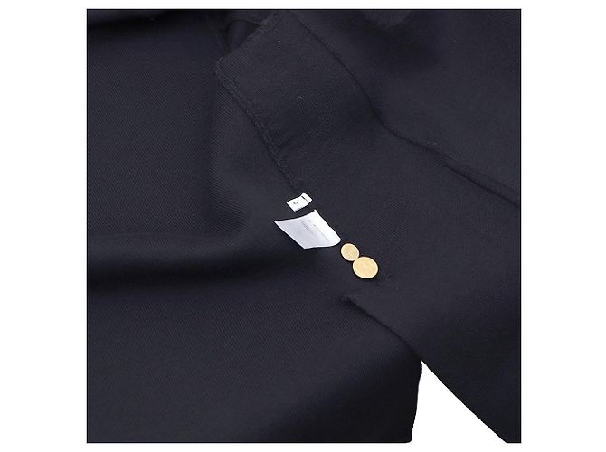Thom Browne Woll-Sportjacke Navy Strickjacke Blau - Ansicht 9