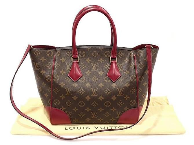 Louis Vuitton Monogram Canvas Fuchsia Phoenix MM Marrone - vista 2