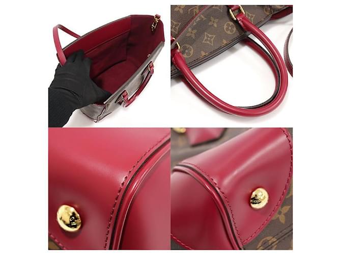 Louis Vuitton Monogram Canvas Fuchsia Phoenix MM Marrone - vista 6