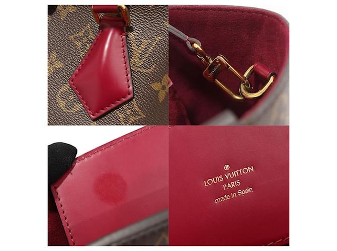 Louis Vuitton Monogram Canvas Fuchsia Phoenix MM Marrone - vista 7