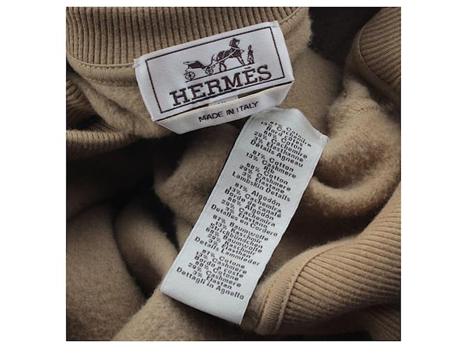 Hermès Dunkelbeiger Sweatshirt für Herren Braun - Ansicht 3
