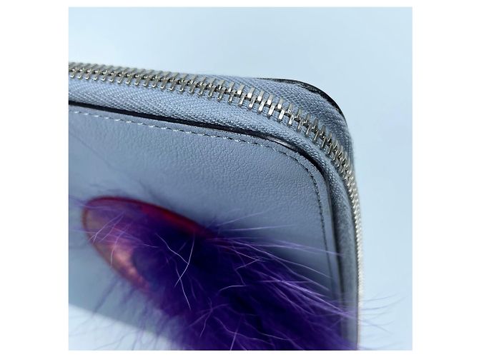 Fendi Rucksack Fox Fur Monster (OS) Blau - Ansicht 7