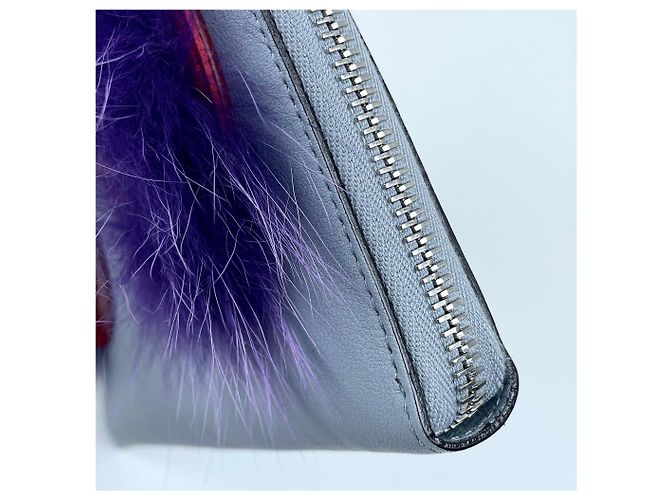 Fendi Rucksack Fox Fur Monster (OS) Blau - Ansicht 8