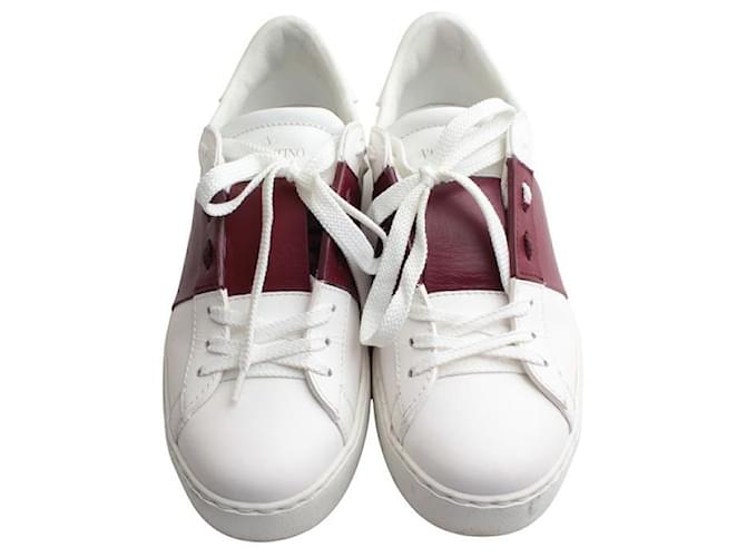 Valentino Sneakers Rockstud bicolore Rosso - vista 2