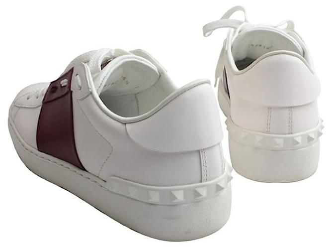 Valentino Sneakers Rockstud bicolore Rosso - vista 4