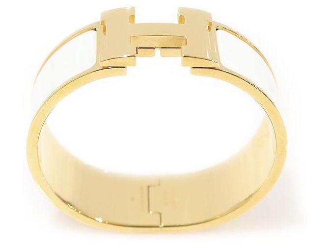 Hermès Blanc Enamel Click PM Armband für Damen Weiß - Ansicht 3