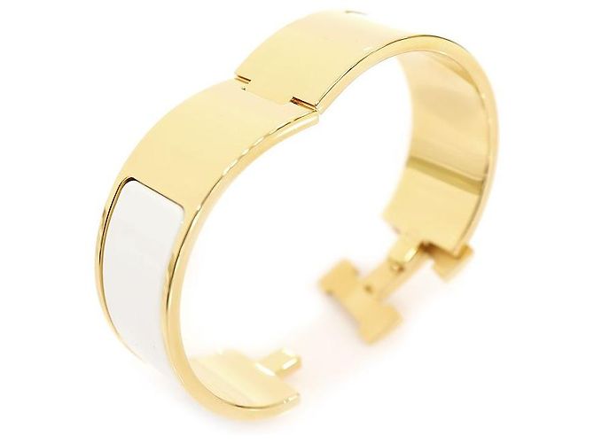 Hermès Blanc Enamel Click PM Armband für Damen Weiß - Ansicht 6
