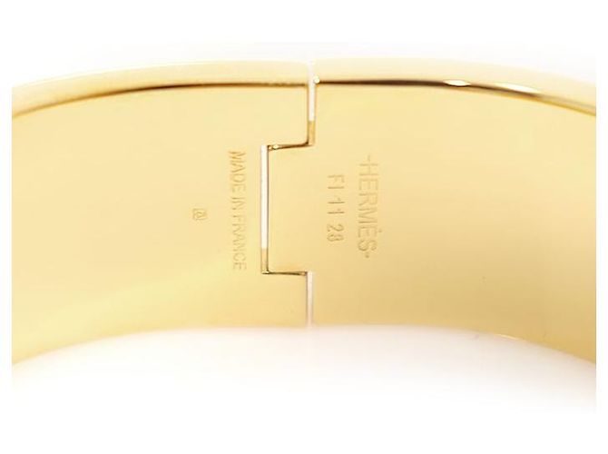 Hermès Blanc Enamel Click PM Armband für Damen Weiß - Ansicht 7