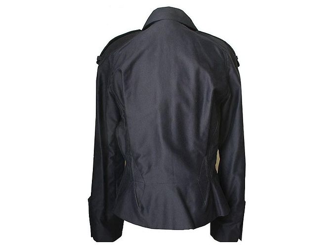 Giacca in cotone blu navy Isabel Marant Nero - vista 2
