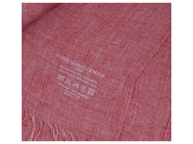 Sciarpa a stole rossa Isabel Marant Rosso - vista 3