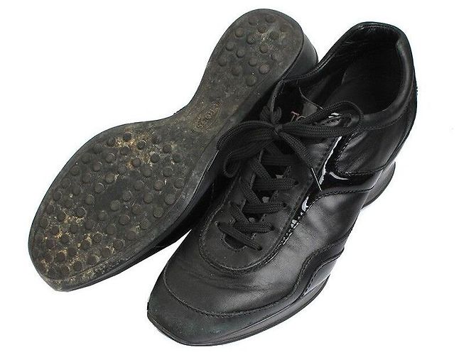 Tod's Sneakers alte nere Nero - vista 3