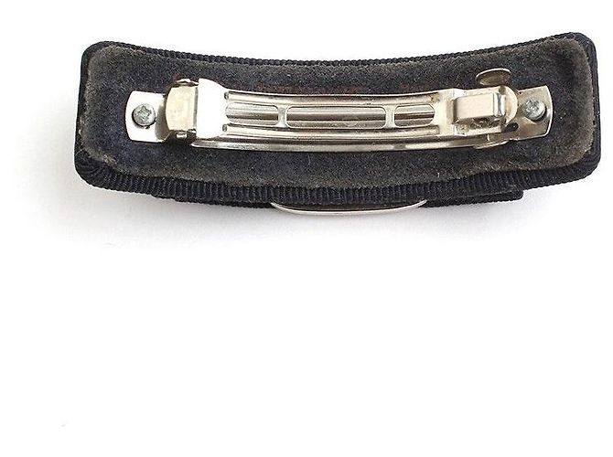 Salvatore Ferragamo Fermaglio per capelli Vara nero - vista 2