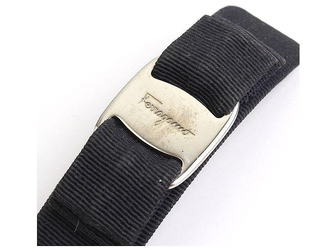Salvatore Ferragamo Fermaglio per capelli Vara nero - vista 4