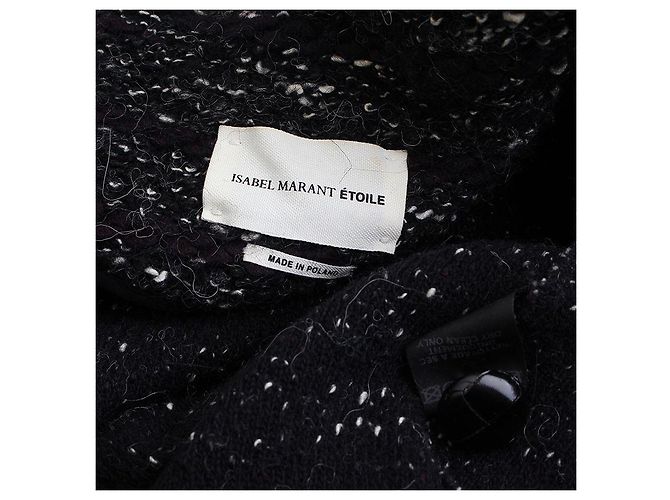 Isabel Marant Etoile Strickmantel Schwarz - Ansicht 3
