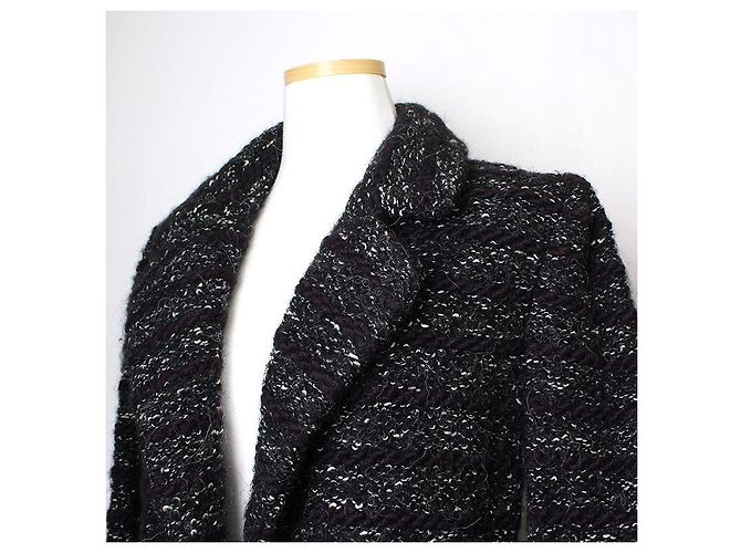 Isabel Marant Etoile Strickmantel Schwarz - Ansicht 4
