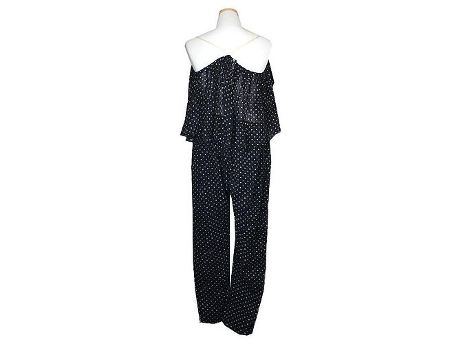 Conjunto de top corto y pantalones de algodón Isabel Marant Étoile Negro - vista 2
