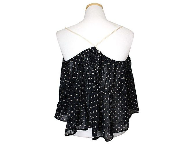Conjunto de top corto y pantalones de algodón Isabel Marant Étoile Negro - vista 4