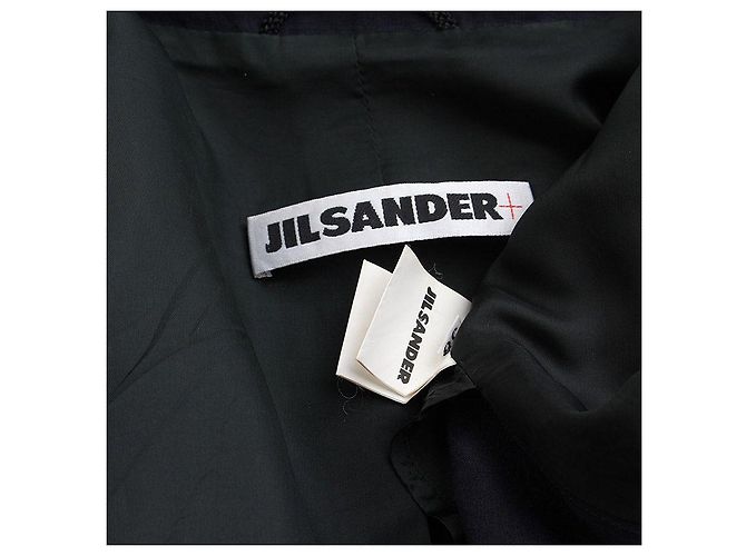 Jil Sander Completo due pezzi: giacca in lino blu navy e pantaloncini - vista 4
