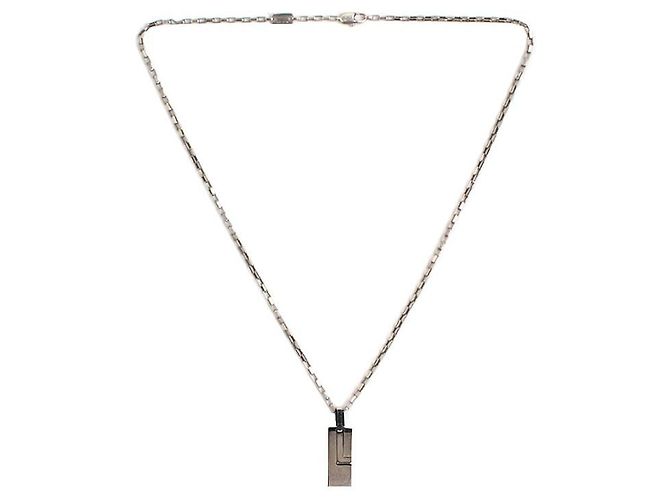 Gucci Collar de plata Negro - vista 2