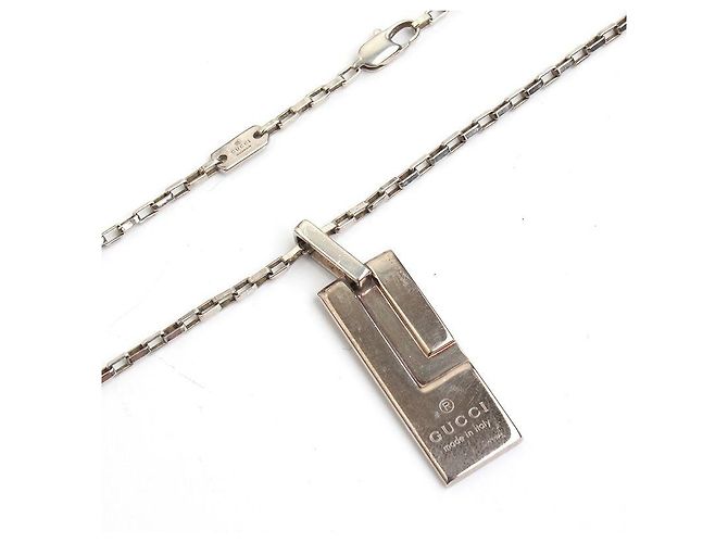 Gucci Collar de plata Negro - vista 3