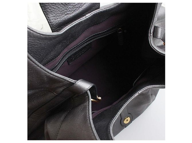 Bulgari Chandra Schultertasche Anthrazitgrau Braun - Ansicht 5
