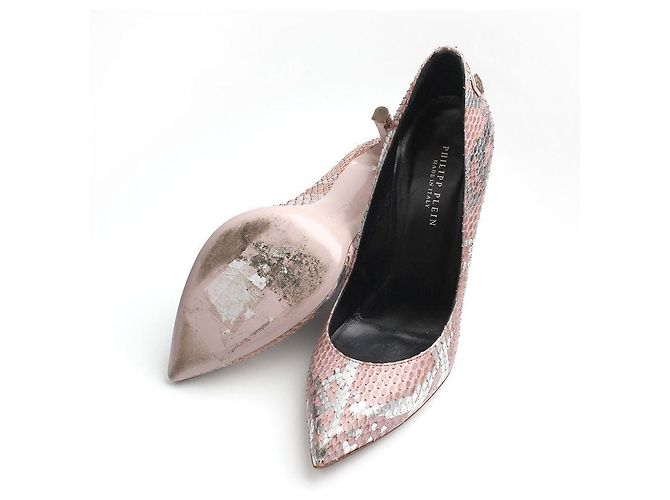 Décolleté con tacco alto Rose Python Philipp Plein Rosa - vista 3