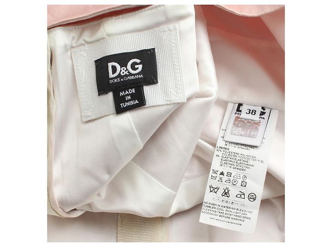 Dolce & Gabbana Top bustier tube rosa claro Dolce Gabbana Roja - vista 3
