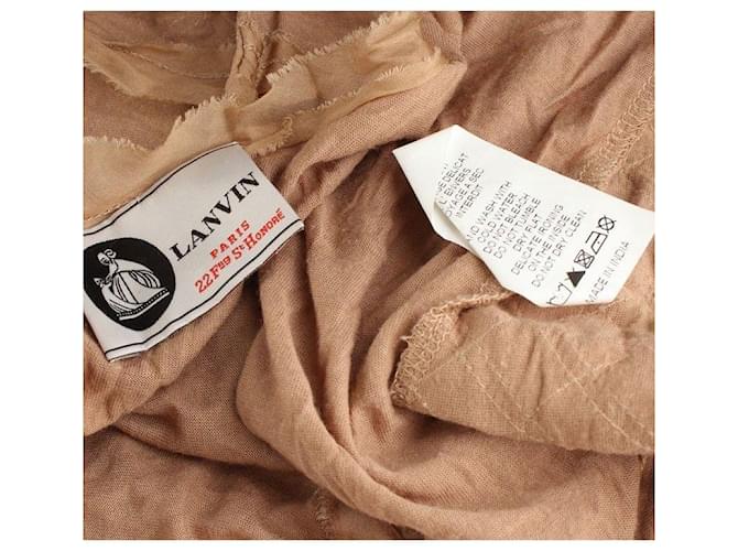 Lanvin Stepploses ärmelloses Oberteil beige Orange - Ansicht 3