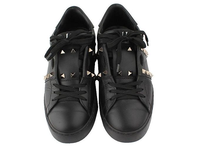 Valentino Sneakers Rockstud Untitled Hidden Open Nero - vista 2