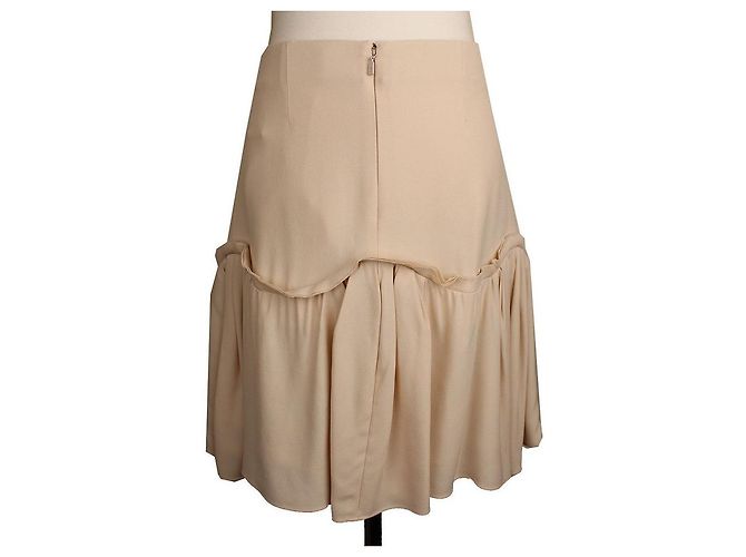 Chloé Falda con volantes beige vainilla Naranja - vista 4