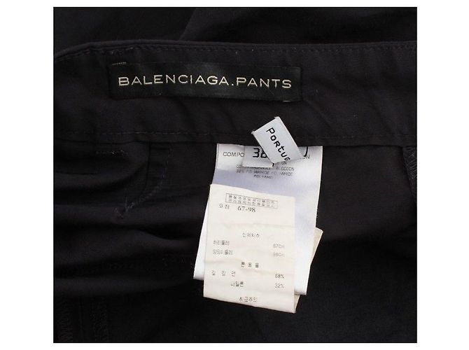 Balenciaga Pantalones cortos de mezcla de algodón Negro - vista 3
