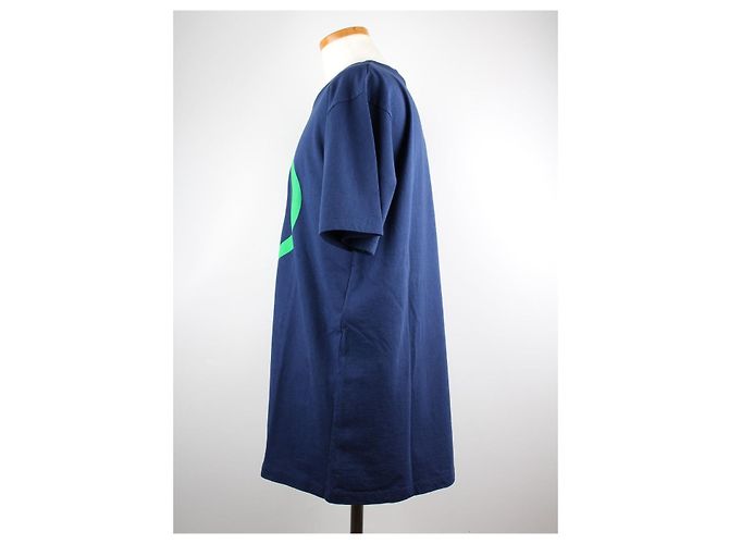 Gucci Interlocking Oversized T-Shirt Navy Blue - view 3
