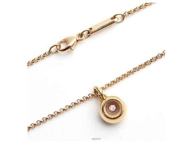 Chopard Collar Moving Diamond Rose Gold Negro - vista 4