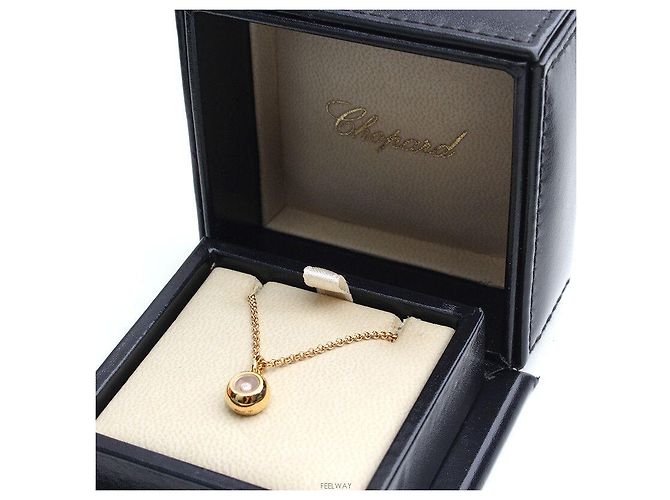 Chopard Collar Moving Diamond Rose Gold Negro - vista 5