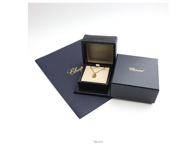 Chopard Collar Moving Diamond Rose Gold Negro - vista 6