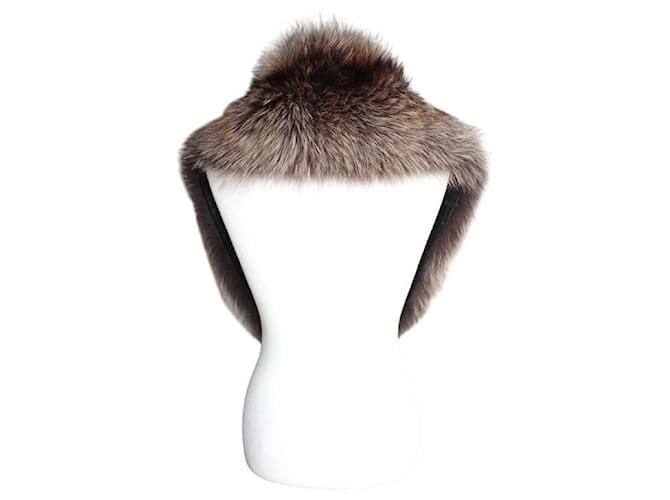 Salvatore Ferragamo Fuchsfell-Wärmer Mehrfarben - Ansicht 3