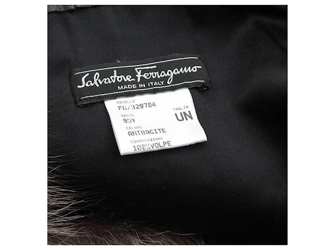 Salvatore Ferragamo Fuchsfell-Wärmer Mehrfarben - Ansicht 4