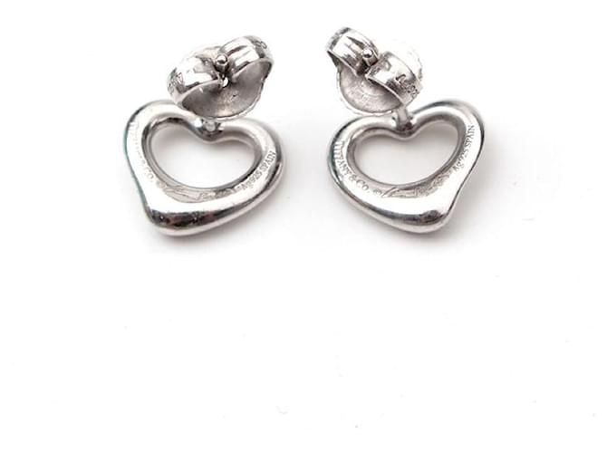 Tiffany & Co Orecchini Tiffany Silver Open Heart Multicolore - vista 3
