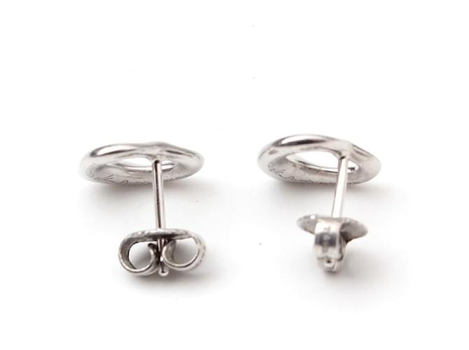 Tiffany & Co Orecchini Tiffany Silver Open Heart Multicolore - vista 4