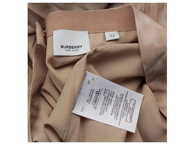 Burberry Falda plisada con estampado beige Castaño - vista 3