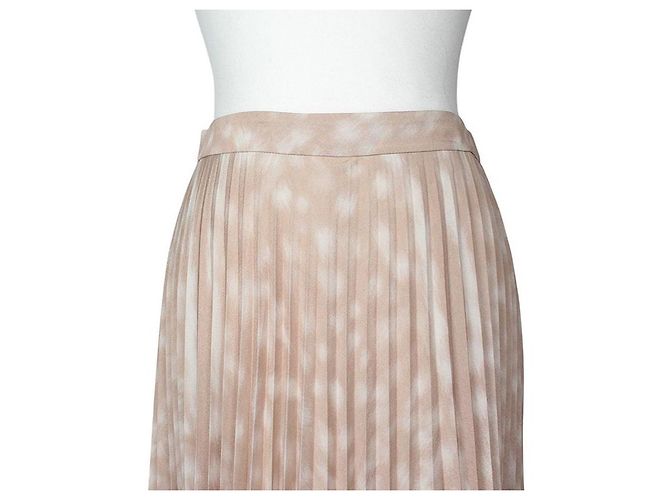 Burberry Falda plisada con estampado beige Castaño - vista 4