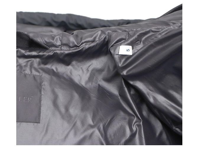 Moncler FUSSA Men's Long Down Jacket Black - view 10