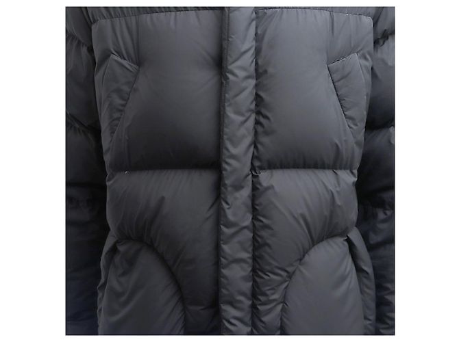 Moncler FUSSA Men's Long Down Jacket Black - view 13