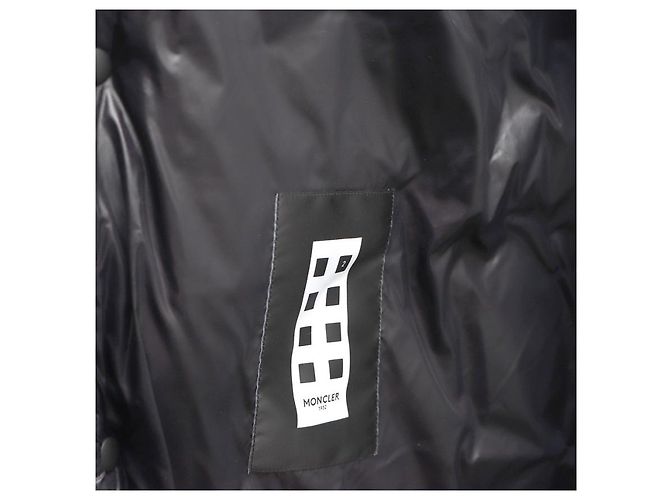 Moncler FUSSA Men's Long Down Jacket Black - view 19