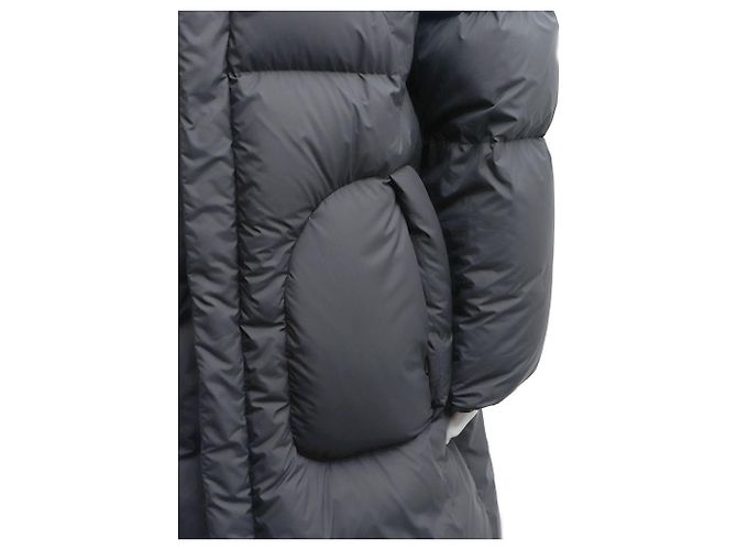 Moncler FUSSA Men's Long Down Jacket Black - view 4