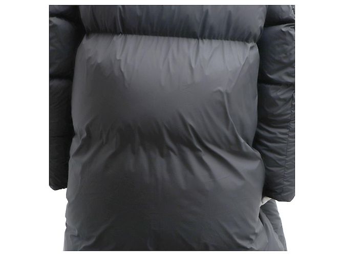 Moncler FUSSA Men's Long Down Jacket Black - view 7
