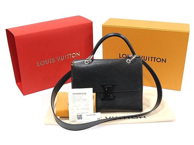 Louis Vuitton Pelle Epi nera Grenelle PM Nero - vista 2